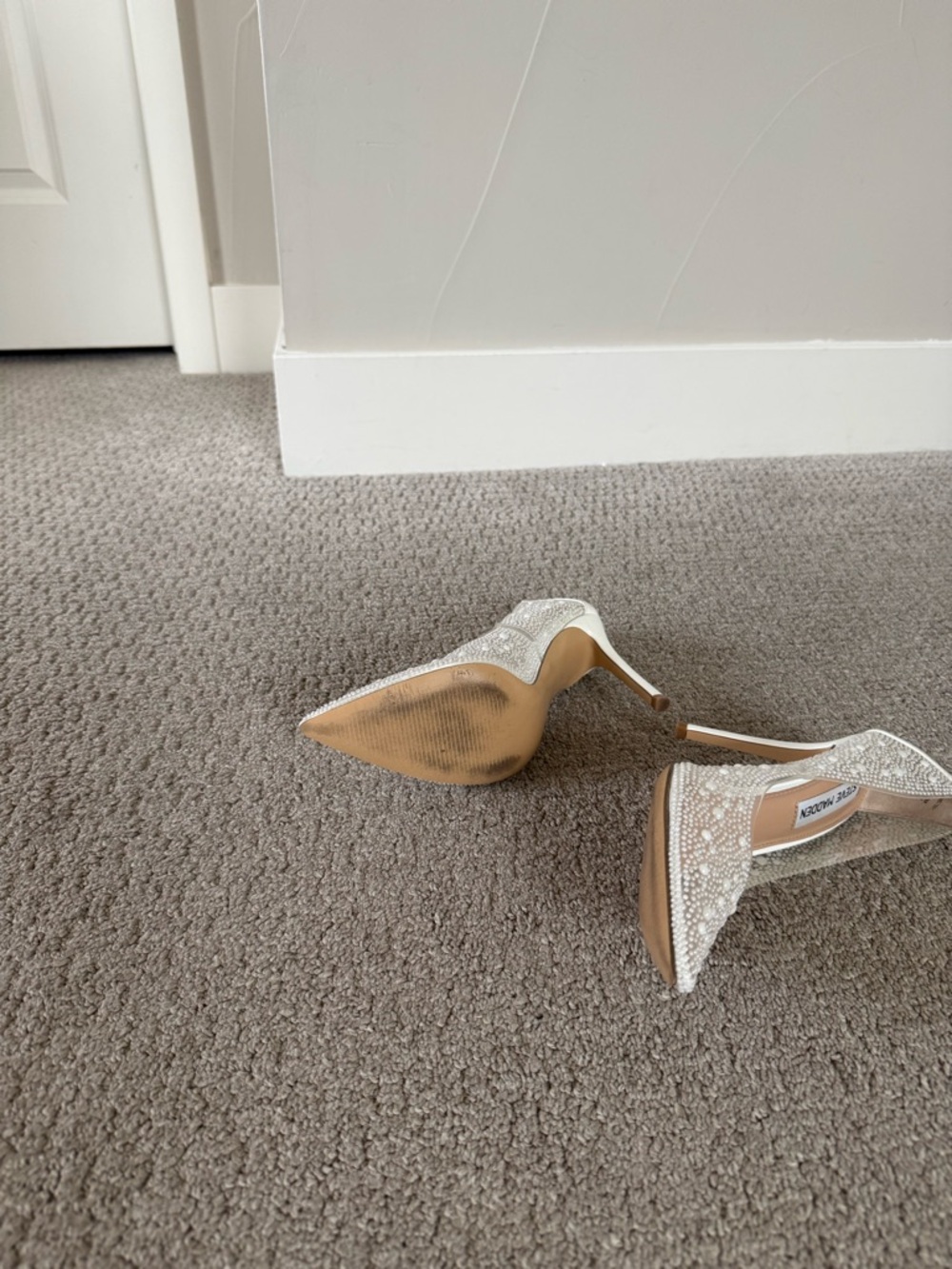 Steve Madden EVELYN-P CLEAR Heels - Picture 5 of 8